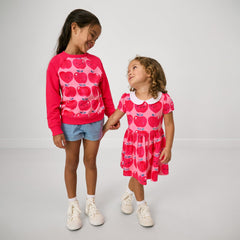 Sweet Orchard Collar Skater Dress with Bloomer