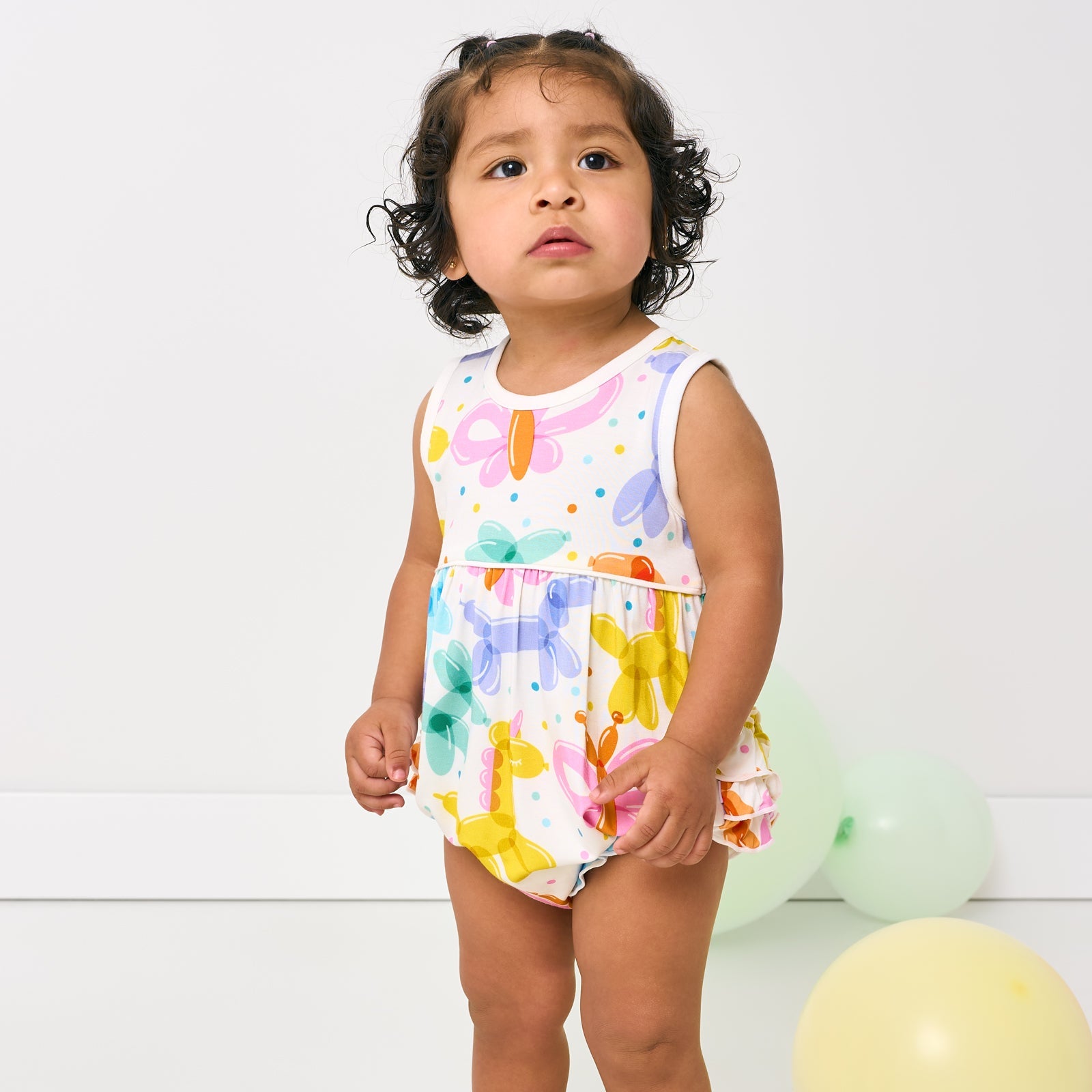 Balloon Bash Bubble Romper