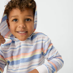 Beachy Stripe Hooded Tee