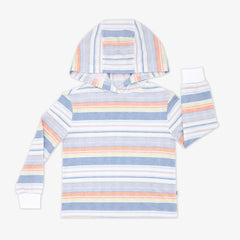 Beachy Stripe Hooded Tee