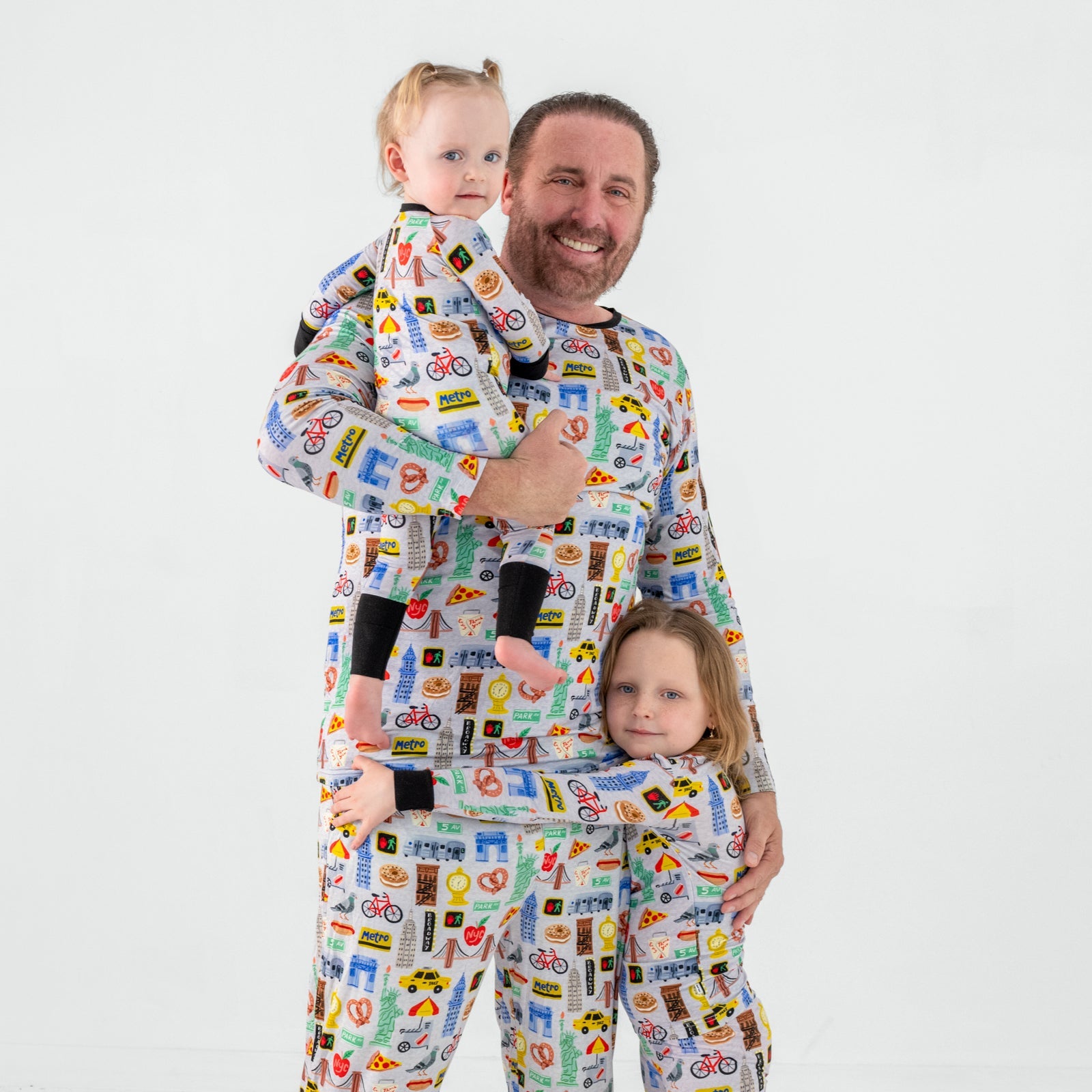 The Big Apple Men's Long Sleeve Pajama Top