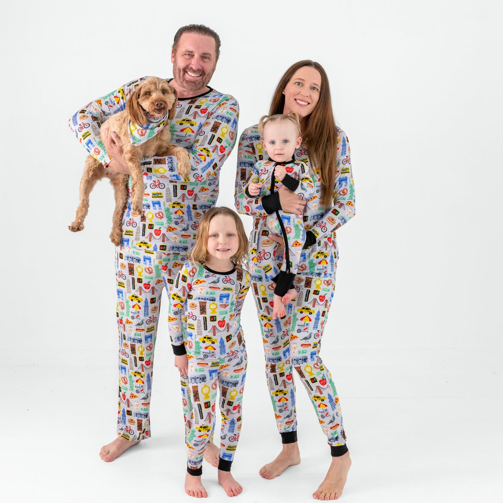 The Big Apple Men's Long Sleeve Pajama Top