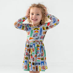 The Big Apple Skater Dress with Bodysuit
