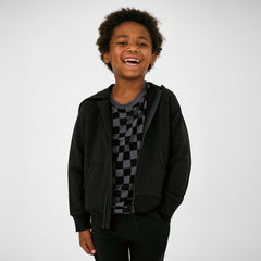 Black Zip Hoodie