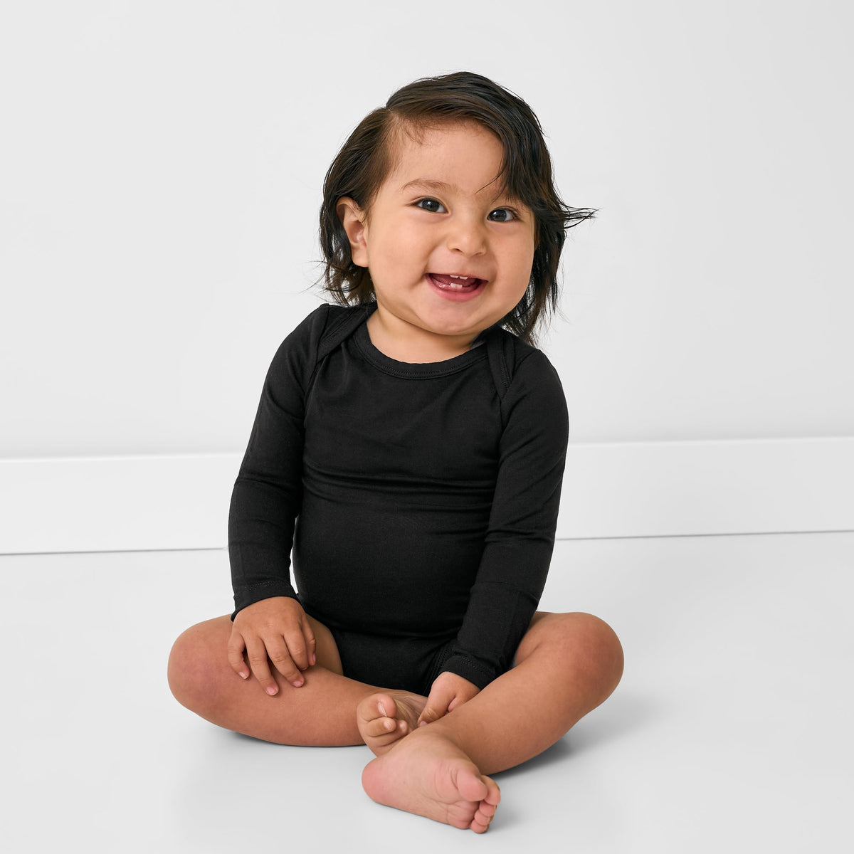 Black Long Sleeve Bodysuit