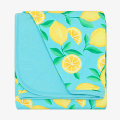 Blue Sunny Citrus Large Cloud Blanket®