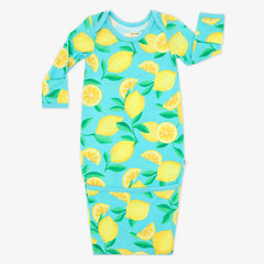 Blue Sunny Citrus Infant Gown
