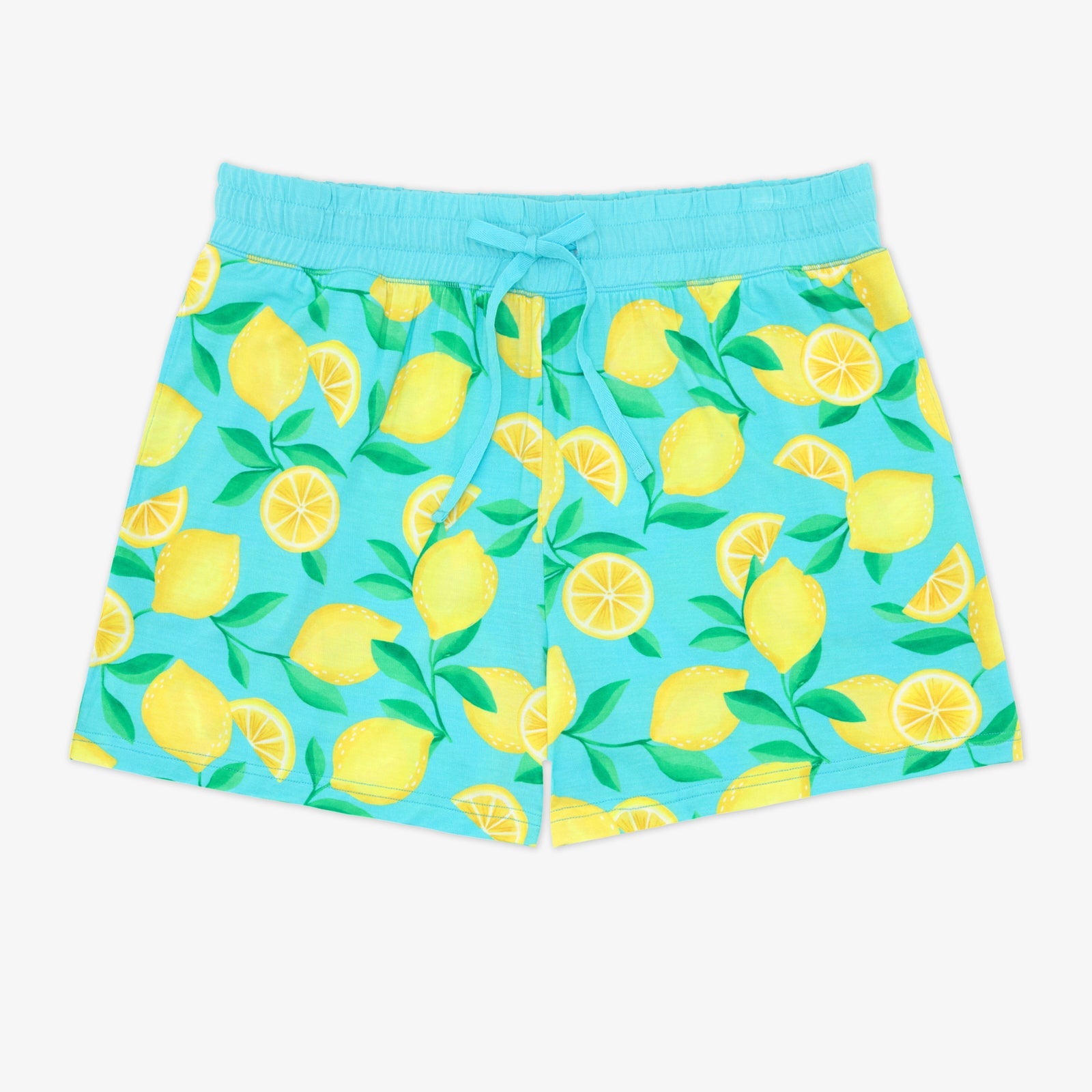 Blue Sunny Citrus Women's Pajama Shorts