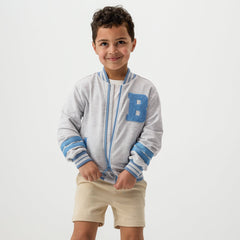 Bluey Gray Bomber Jacket