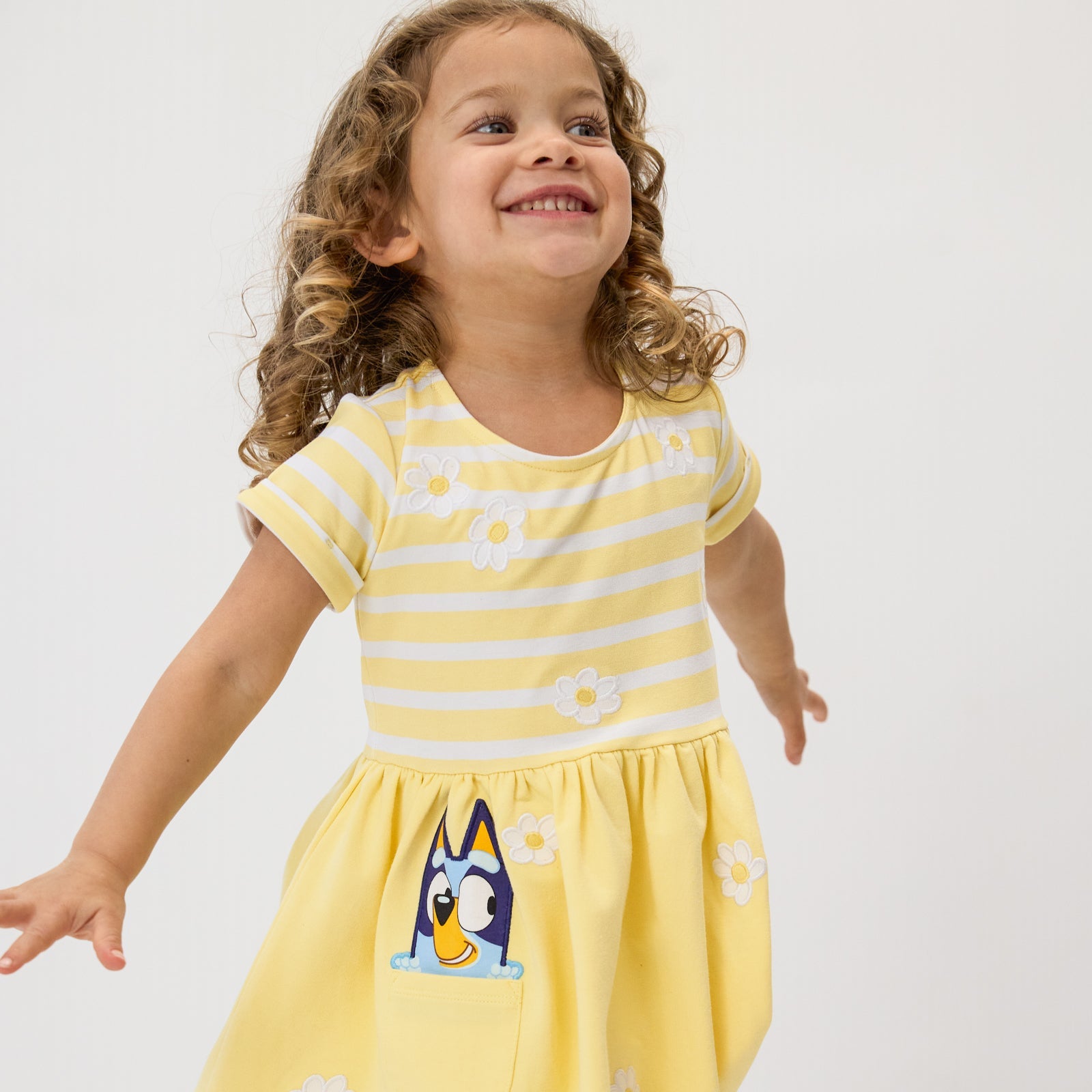 Bluey Garden Games Patch Pocket Dress with Bloomer