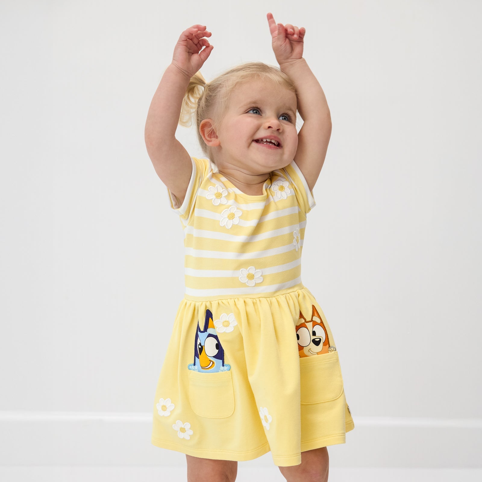 Bluey Garden Games Patch Pocket Dress with Bloomer