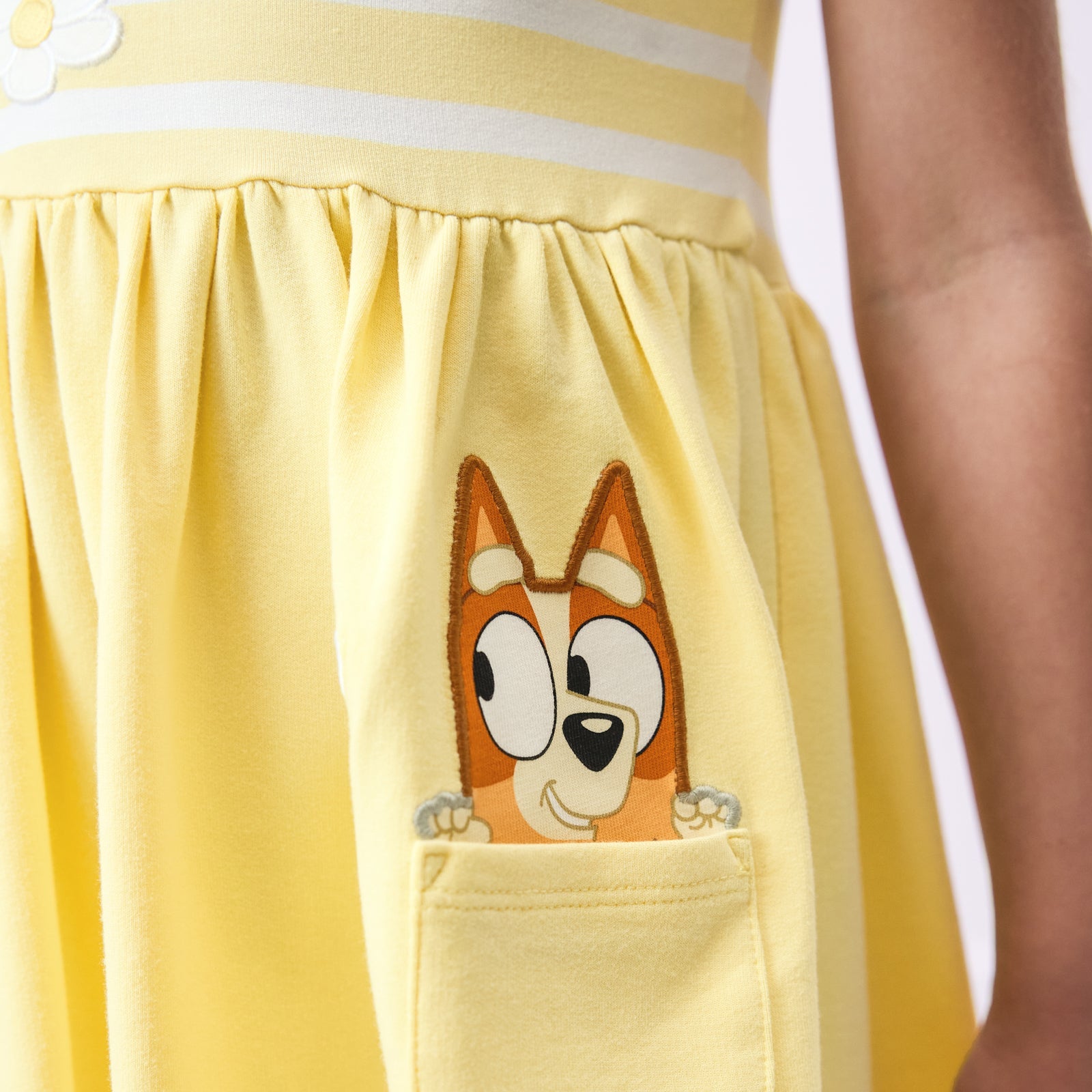 Bluey Garden Games Patch Pocket Dress with Bloomer