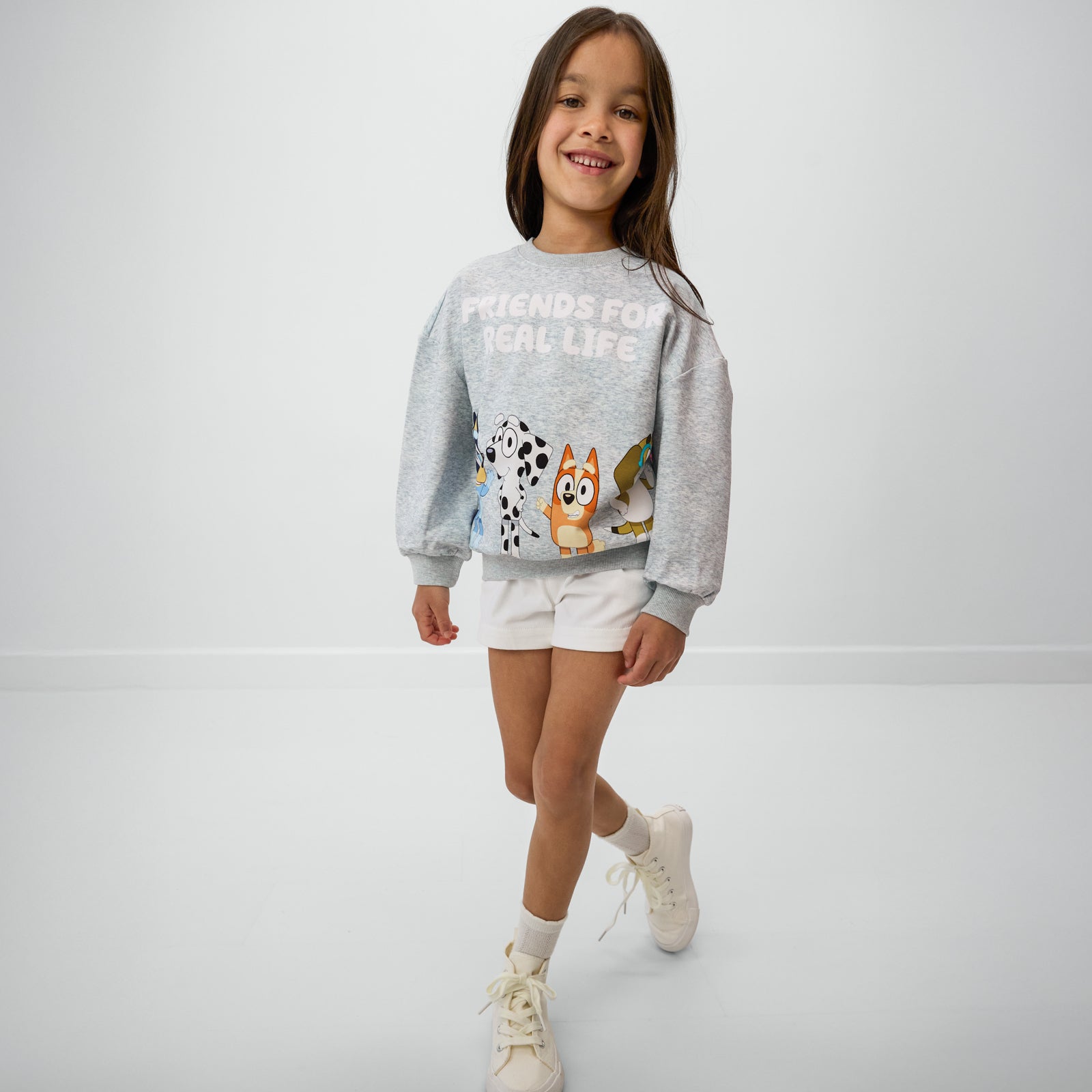 Bluey & Friends Drop Shoulder Crewneck