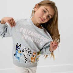 Bluey & Friends Drop Shoulder Crewneck