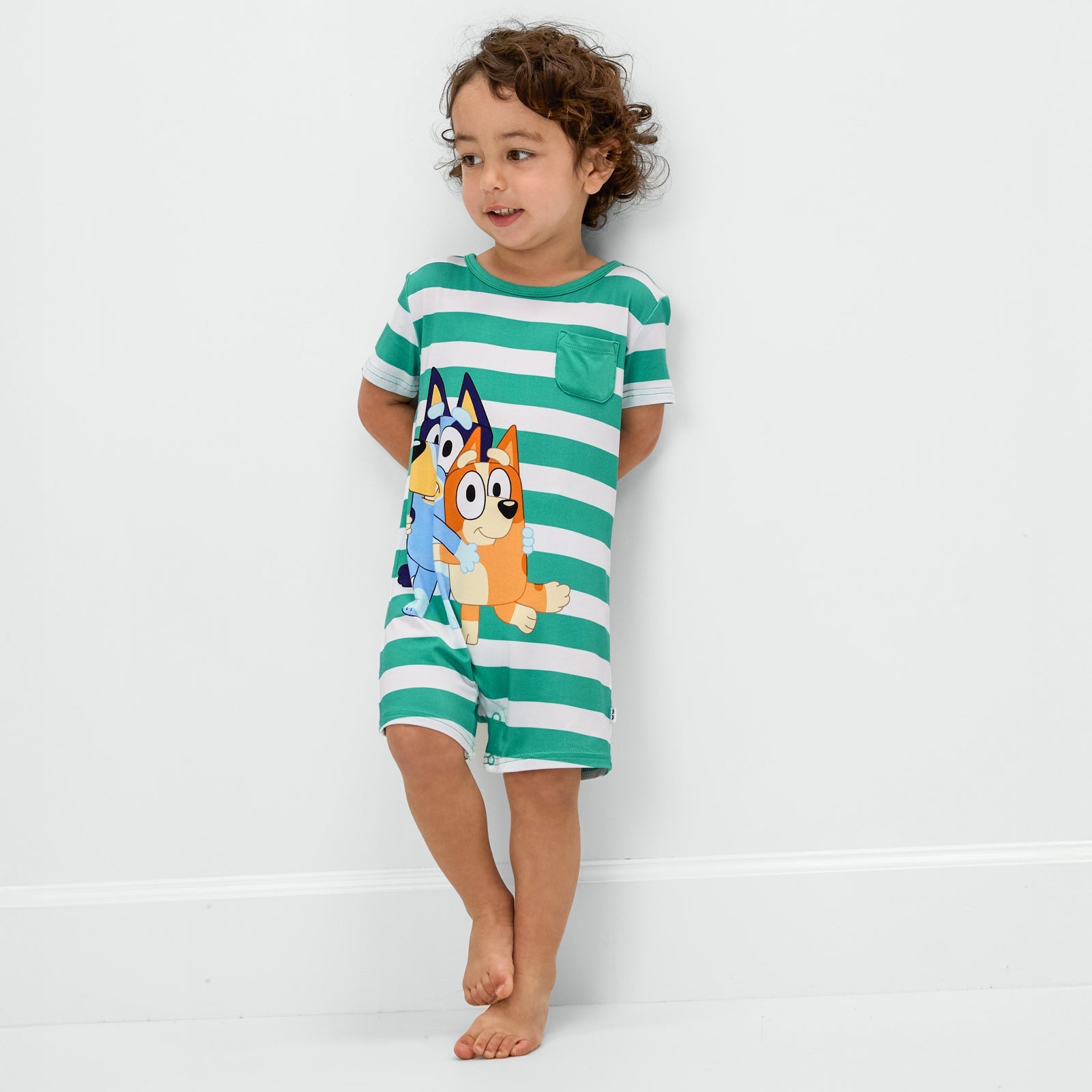 Bluey & Bingo Pocket Shorty Romper
