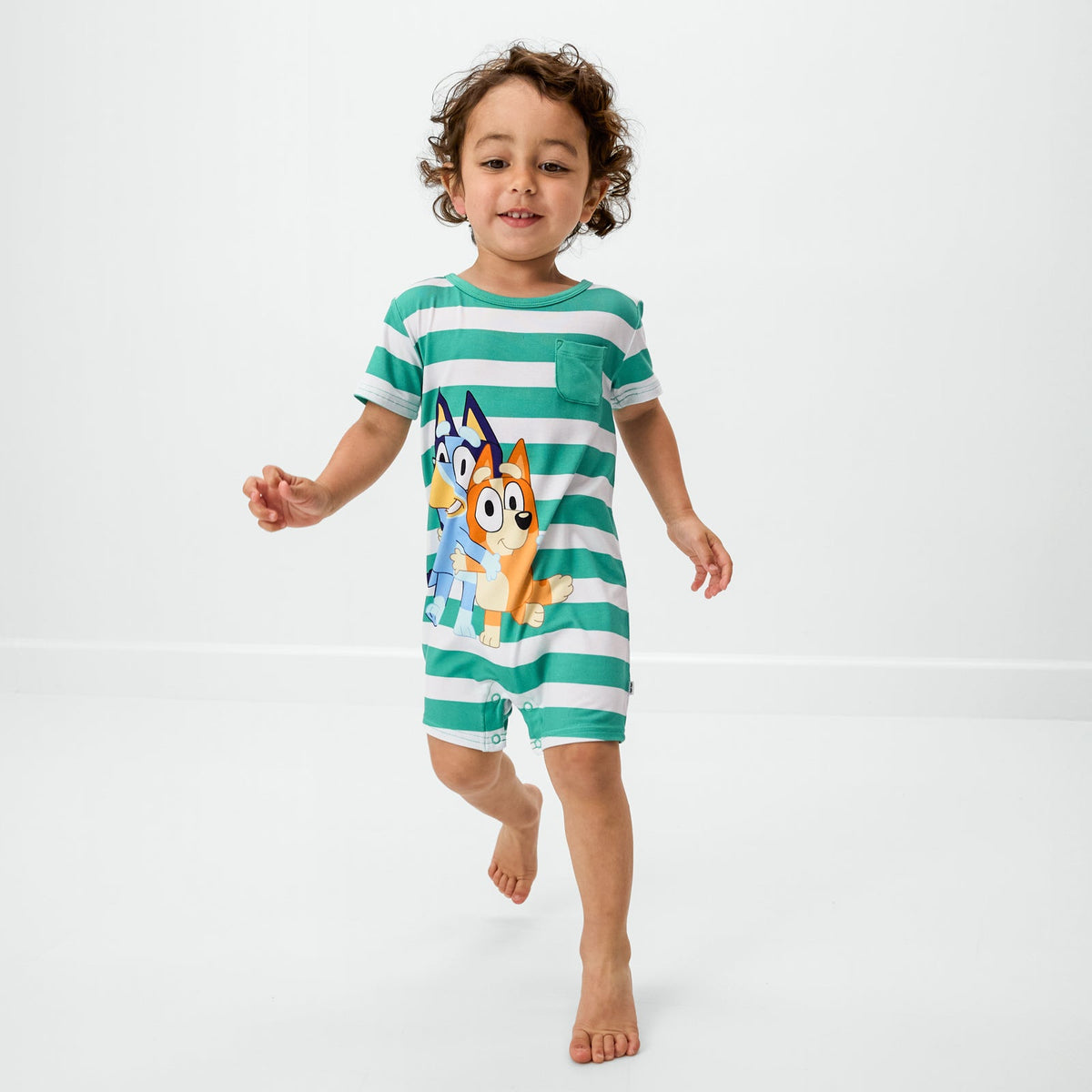 Bluey & Bingo Pocket Shorty Romper