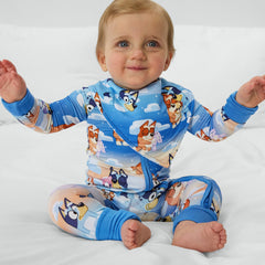 Bluey Blue Sleepytime Bandana Bib