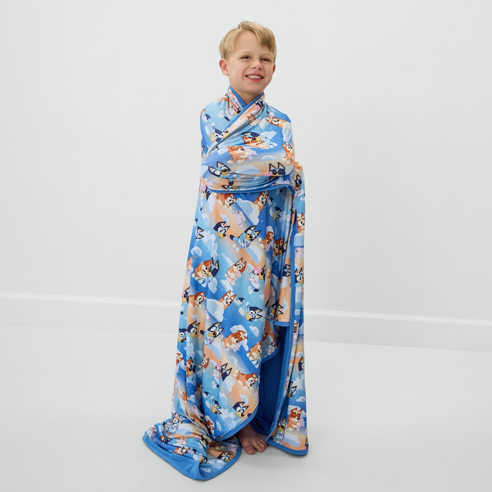 Bluey Blue Sleepytime Large Cloud Blanket®
