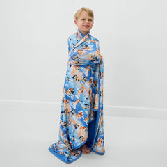 Bluey Blue Sleepytime Large Cloud Blanket®