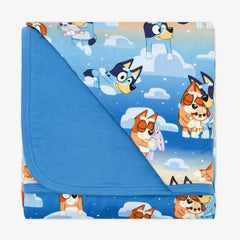 Bluey Blue Sleepytime Large Cloud Blanket®