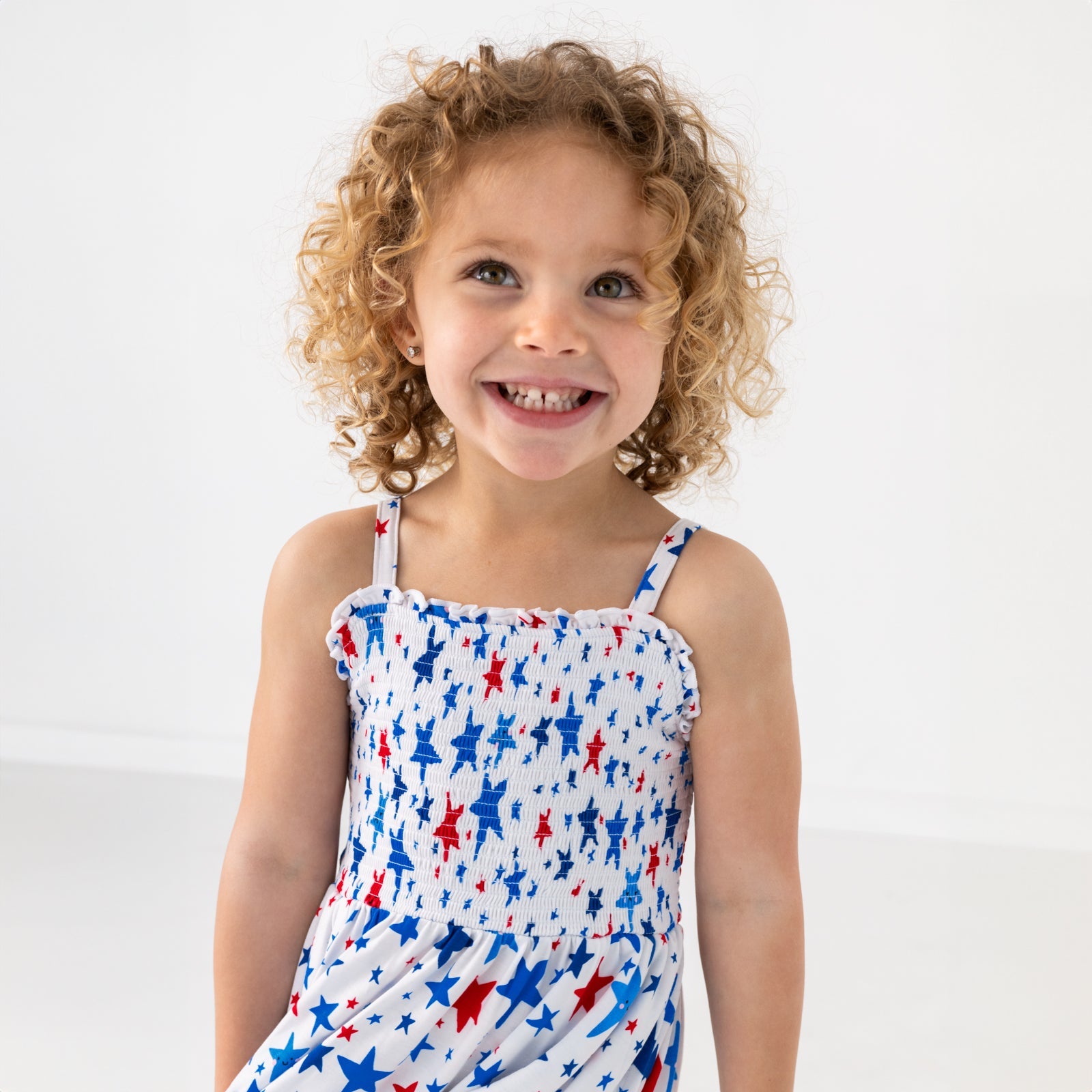 Bright Stars Smocked Dress