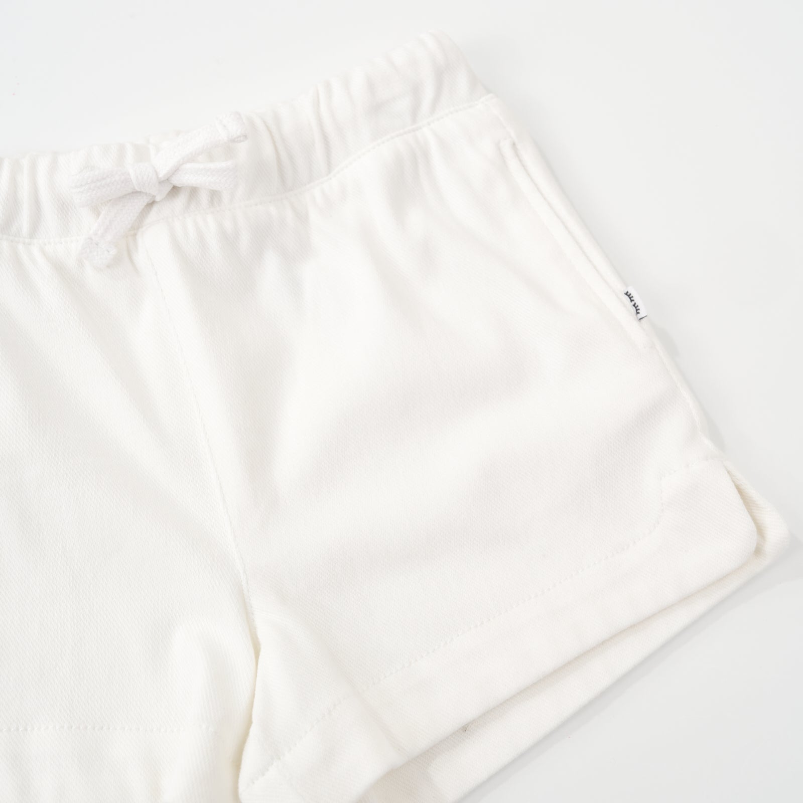 Bright White Denim Shorts