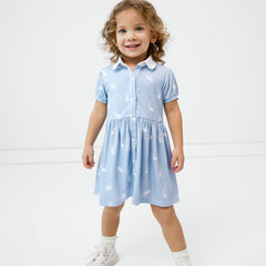 Bunny Stripe Button Down Dress