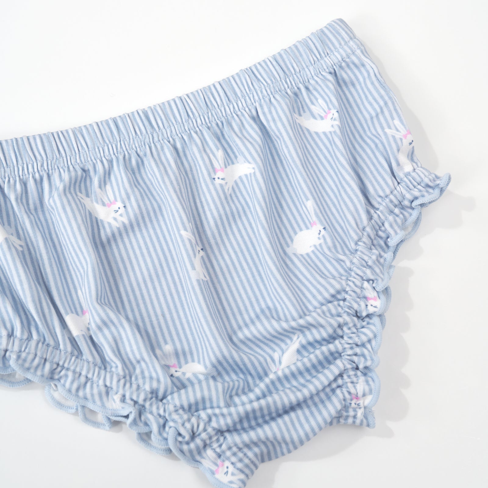 Bunny Stripe Button Down Dress with Bloomer