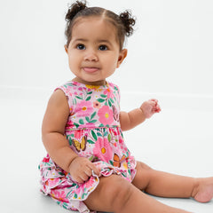Butterfly Blooms Bubble Romper