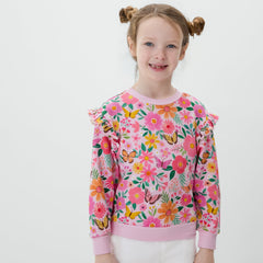 Butterfly Blooms Flutter Crewneck
