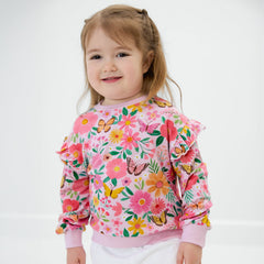 Butterfly Blooms Flutter Crewneck