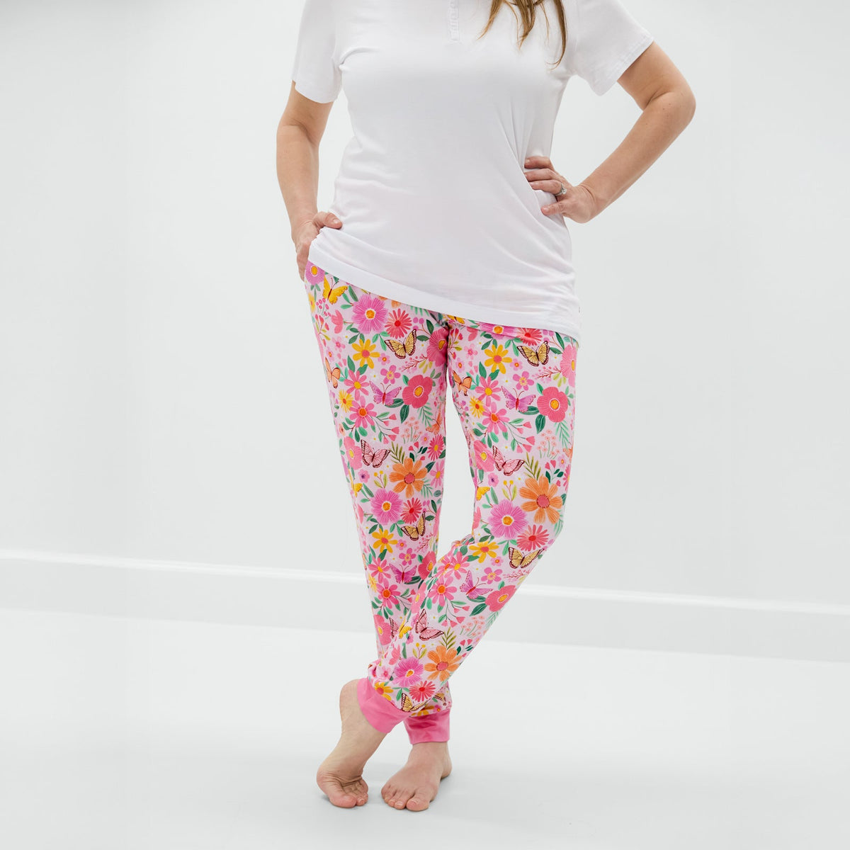 Butterfly Blooms Women's Pajama Pants