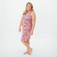 Butterfly Blooms Women's Sleeveless Nightgown