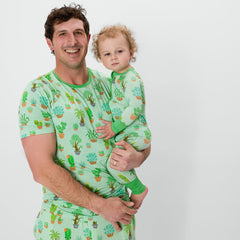 Succulent Love Men's Short Sleeve Pajama Top