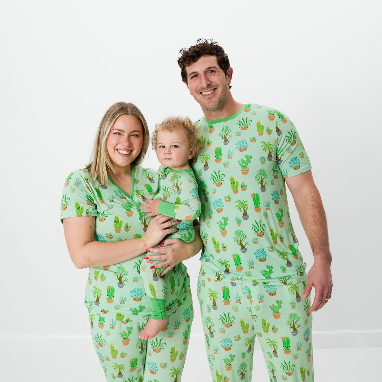 Succulent Love Men's Short Sleeve Pajama Top