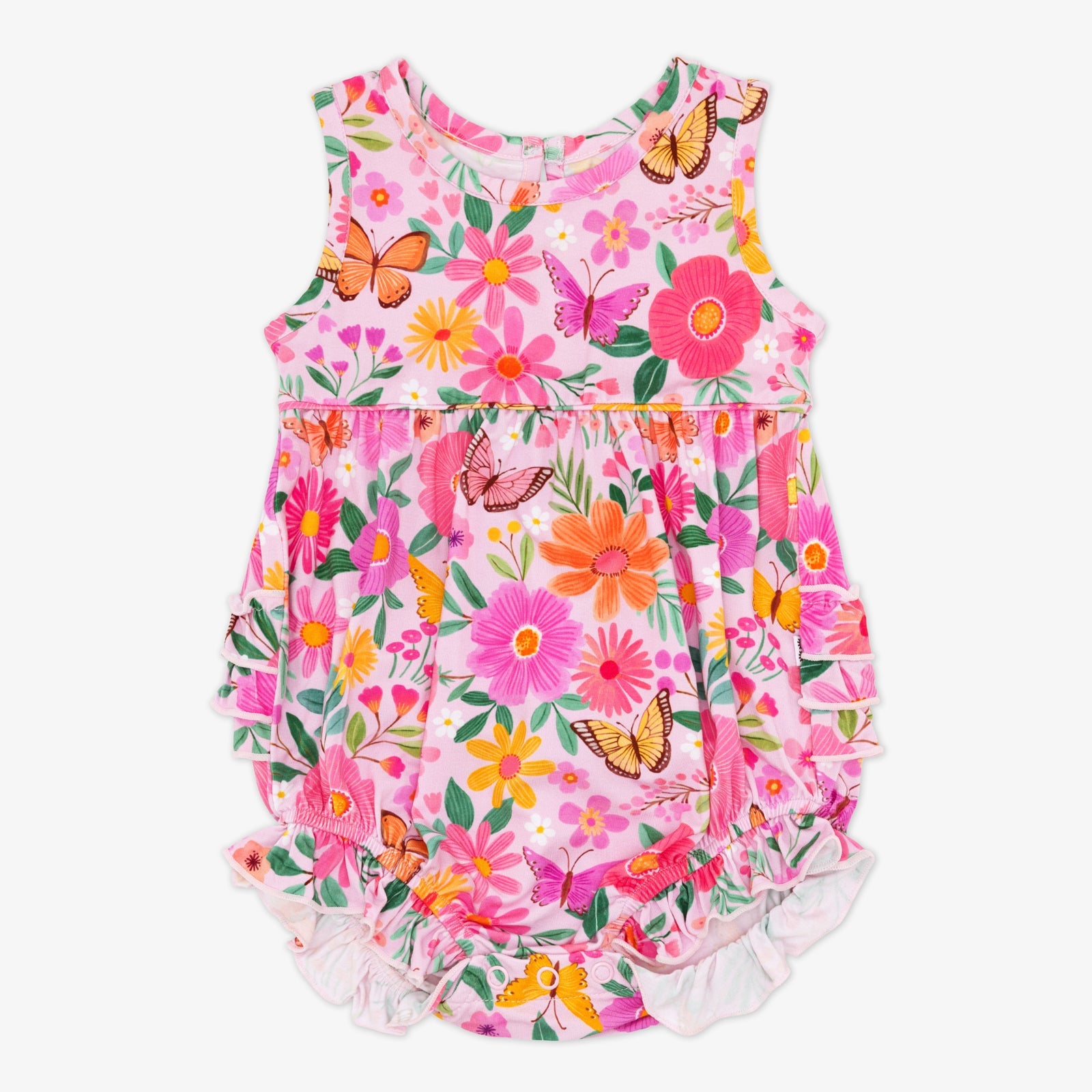 Butterfly Blooms Bubble Romper