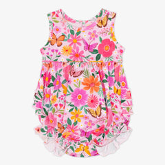 Butterfly Blooms Bubble Romper