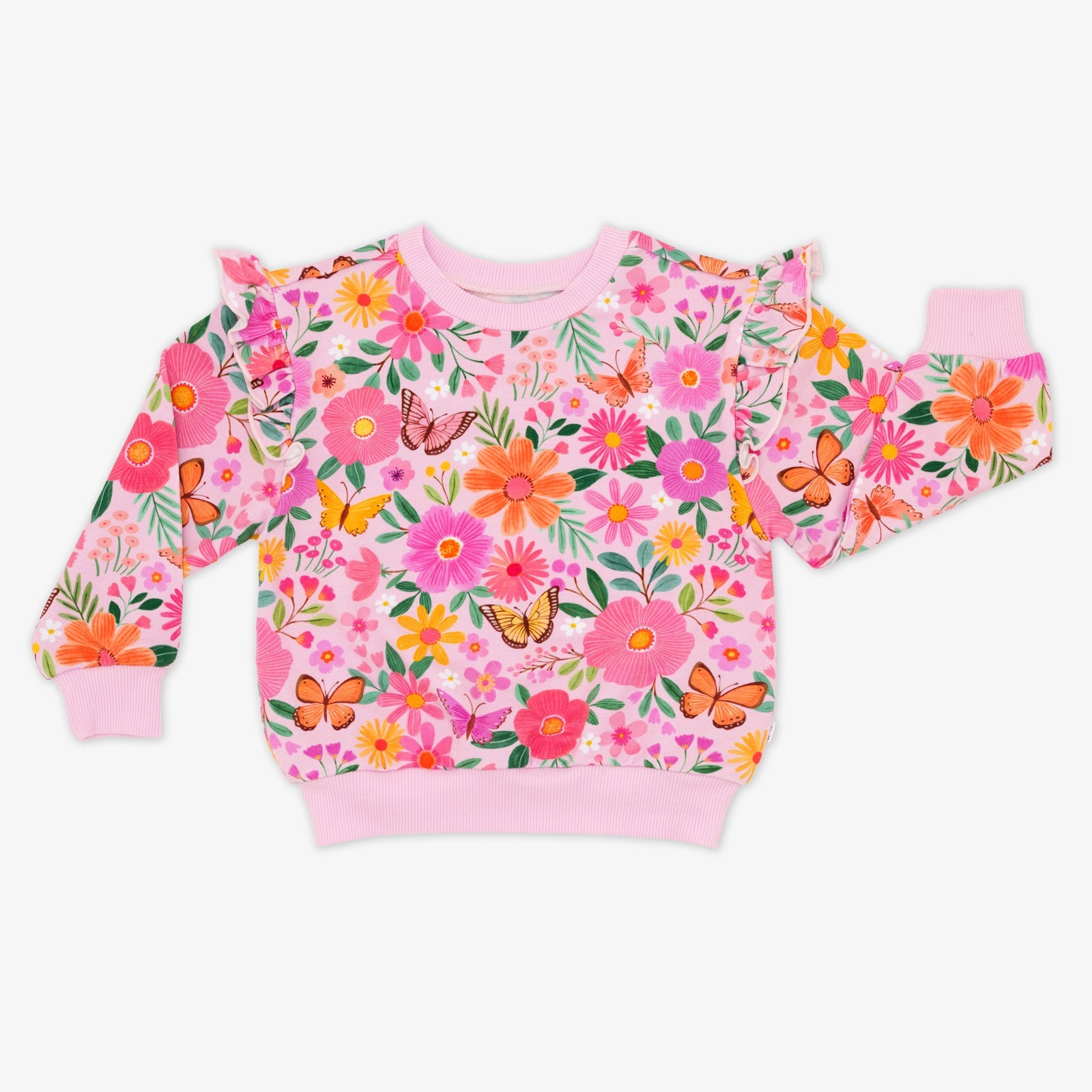 Butterfly Blooms Flutter Crewneck