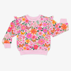 Butterfly Blooms Flutter Crewneck