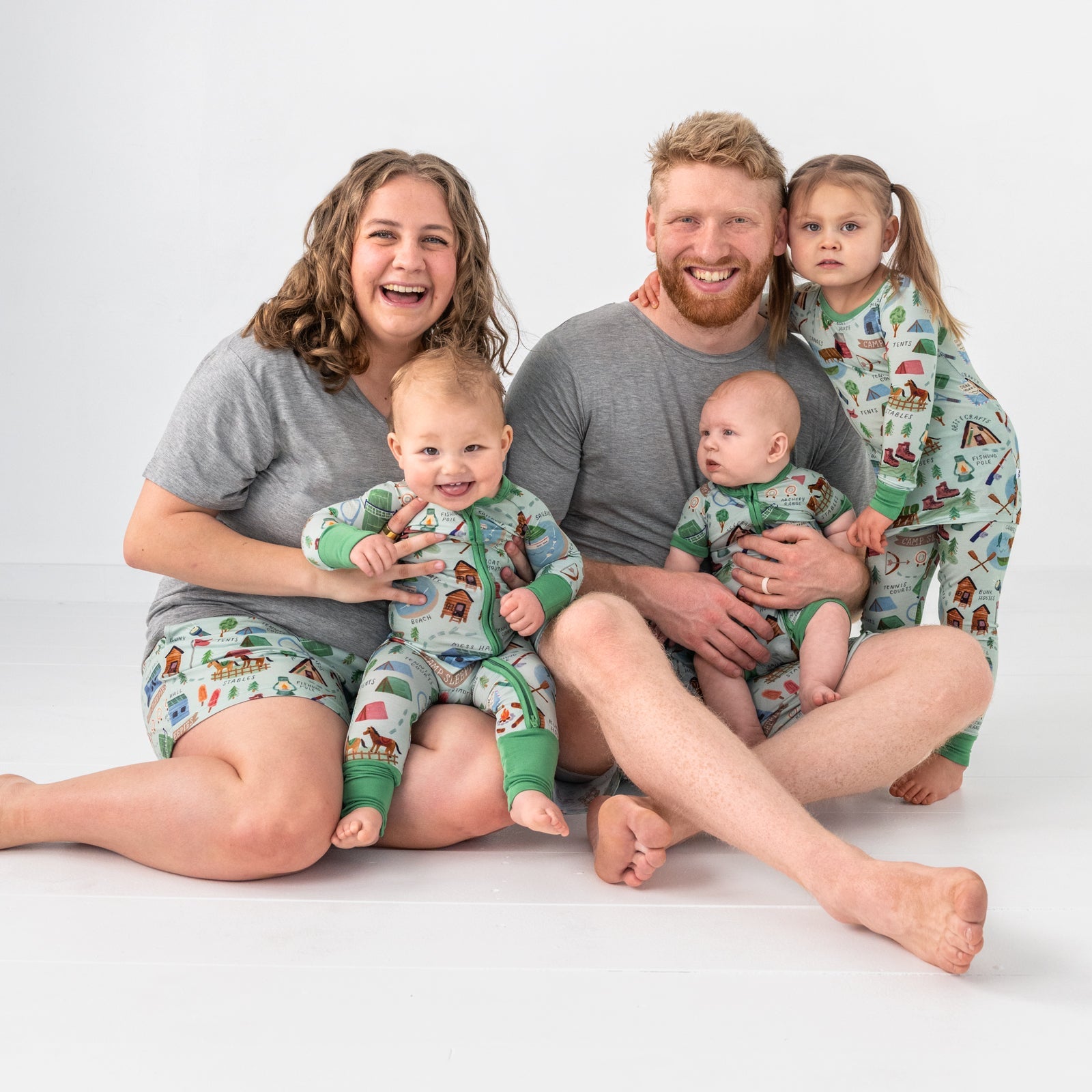 Green Camp Sleepies Women's Pajama Shorts