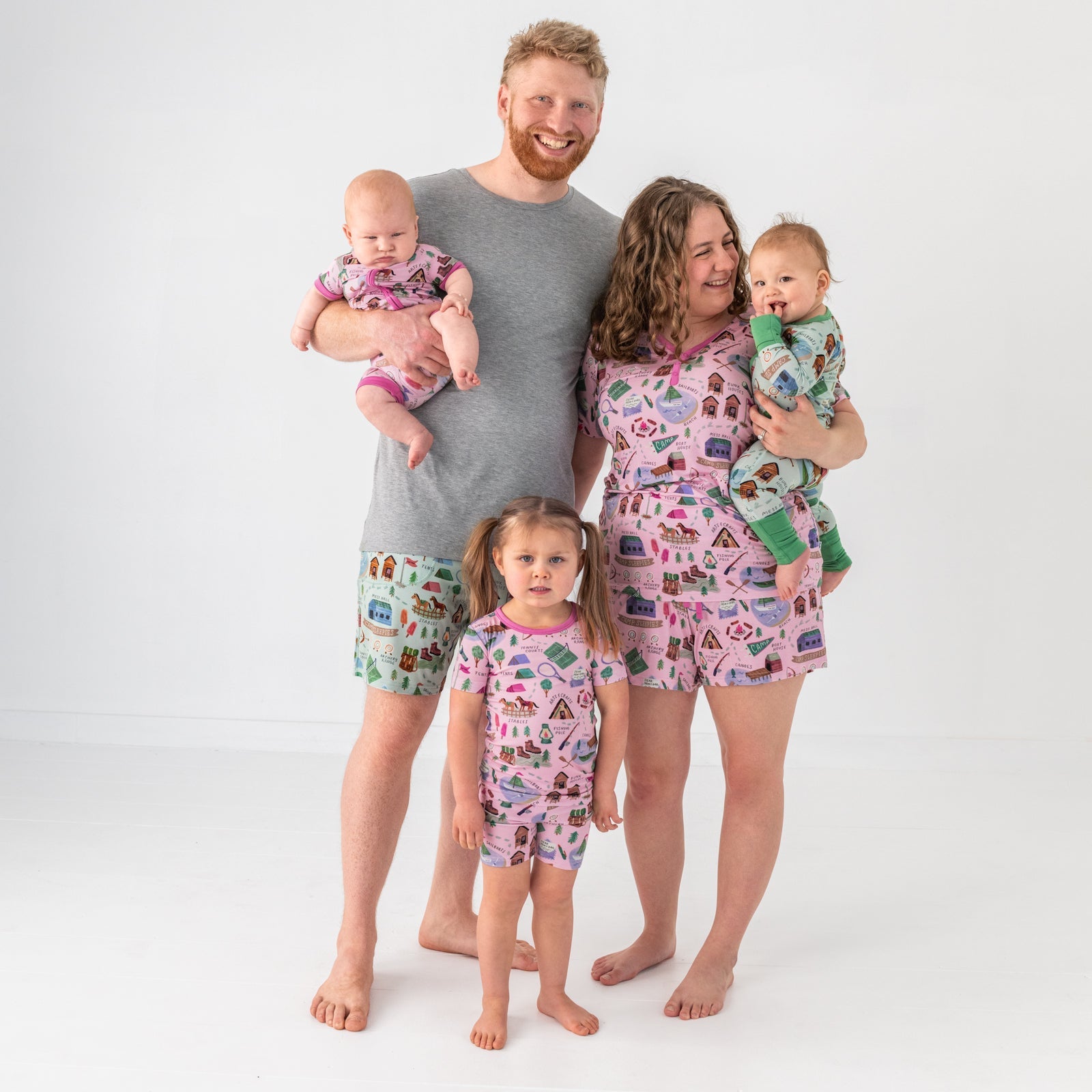 Green Camp Sleepies Men's Pajama Shorts
