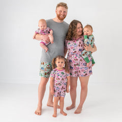 Pink Camp Sleepies Women's Pajama Shorts