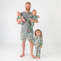 Green Camp Sleepies Men's Pajama Shorts