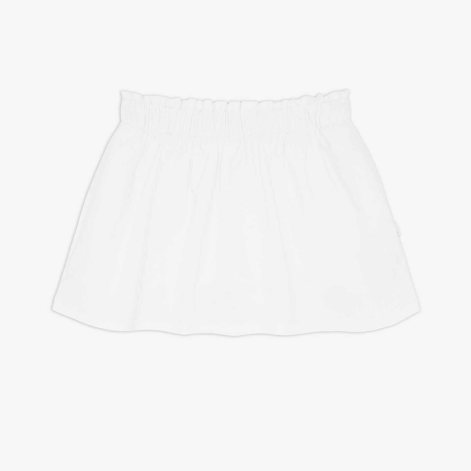 Bright White Denim Skort
