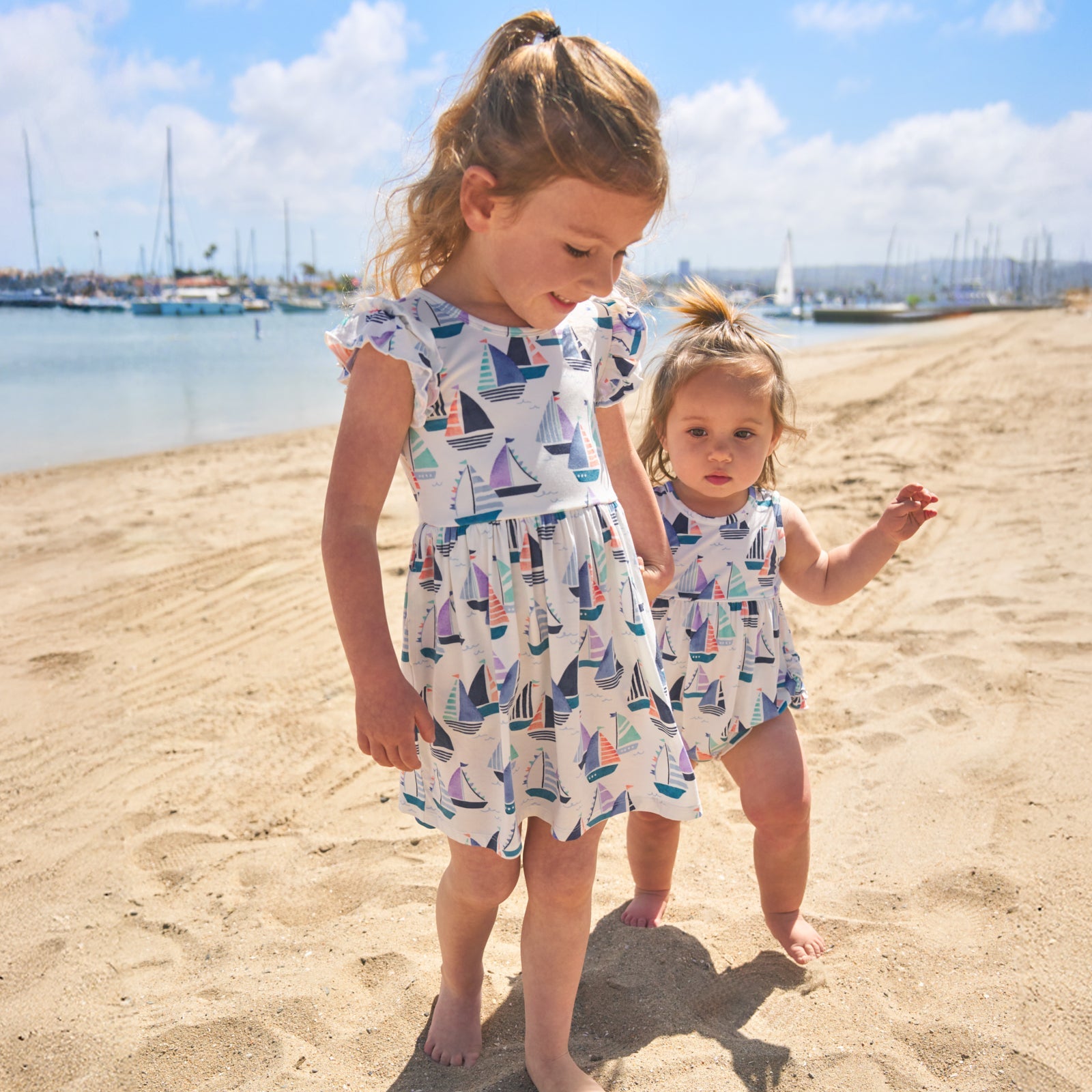 Seas The Day Flutter Skater Dress