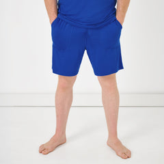 Electric Blue Men's Pajama Shorts