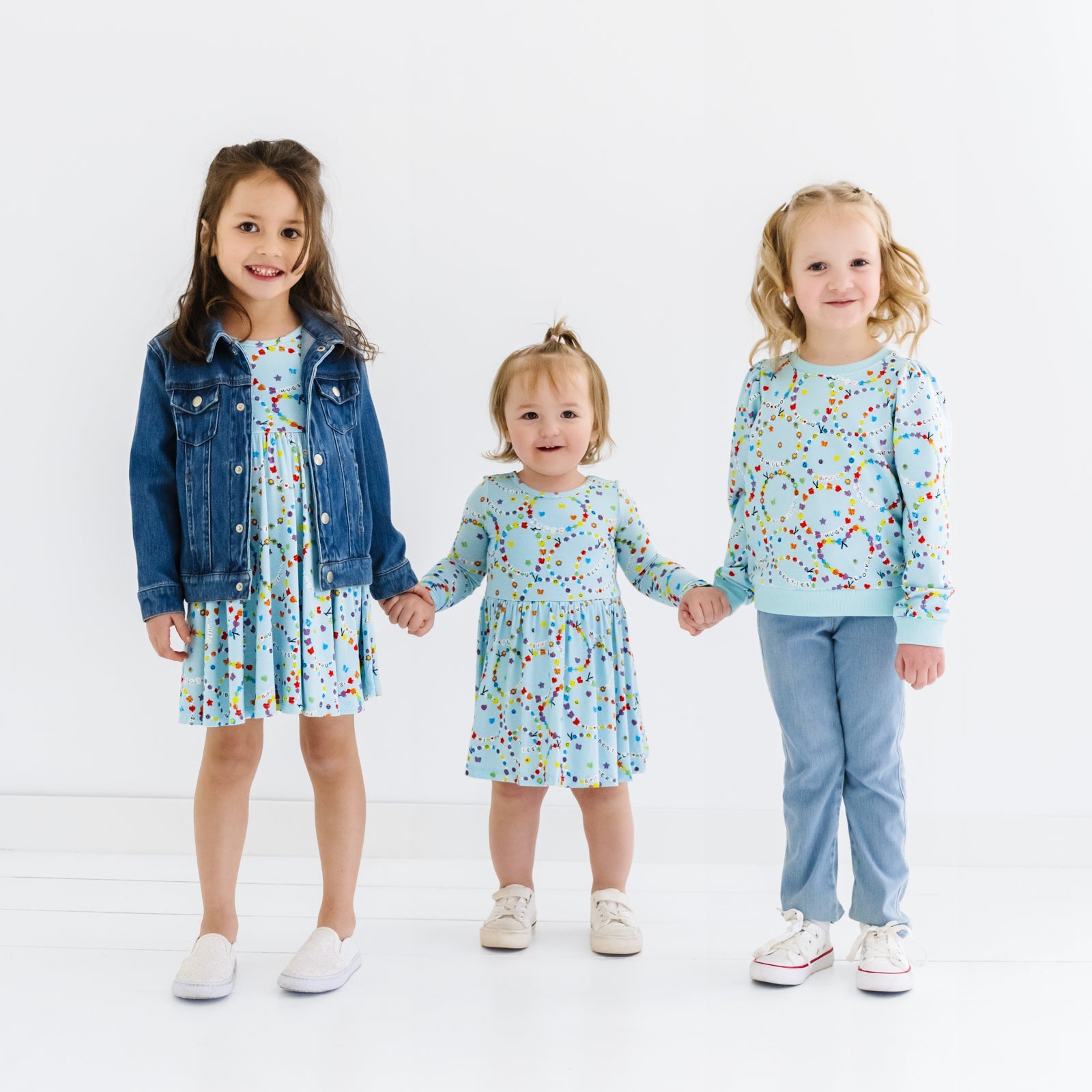 Friends Forever Twirl Dress with Bodysuit