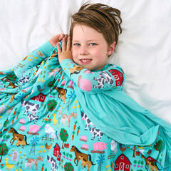 Blue Farm Fam Large Cloud Blanket¨
