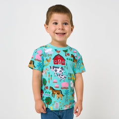 Blue Farm Fam Relaxed Pocket Tee