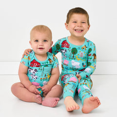 Blue Farm Fam Pocket Bodysuit